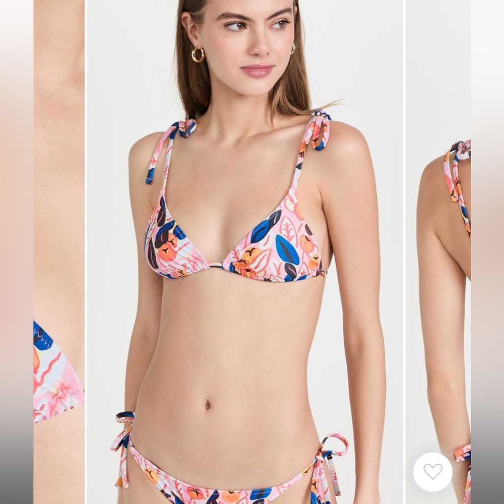 Solid & Striped Tree Print Bikini